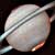 Hubble image of Saturn's Aurora