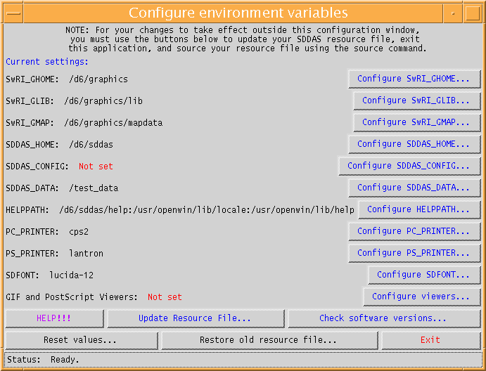 [sdconfig screen shot]