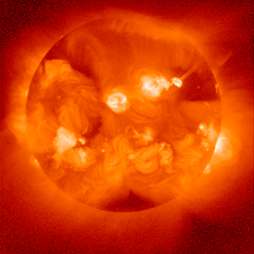 Yohkoh image of the Sun