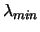 $\lambda_{min}$