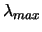 $\lambda_{max}$
