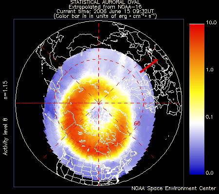 Extrapolated Auroral Activity from POES